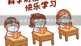 2017年陕西省考行测的分值分布是怎样的？