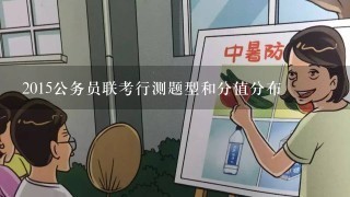 2015公务员联考行测题型和分值分布