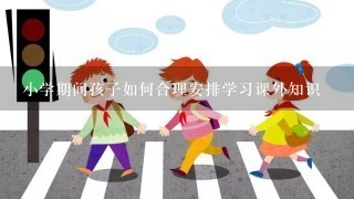 小学期间孩子如何合理安排学习课外知识