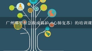 广州哪里有急救或救护（心肺复苏）的培训课程？而且