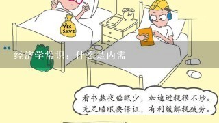 经济学常识：什么是内需